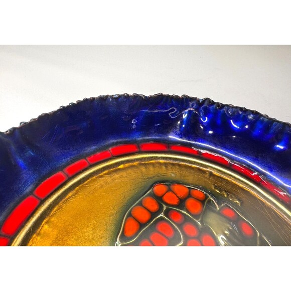 VTG Carlo Monti's Mother’s Day Plate 1973  #1983/2000 Hand Enameled on Copper - Picture 5 of 9